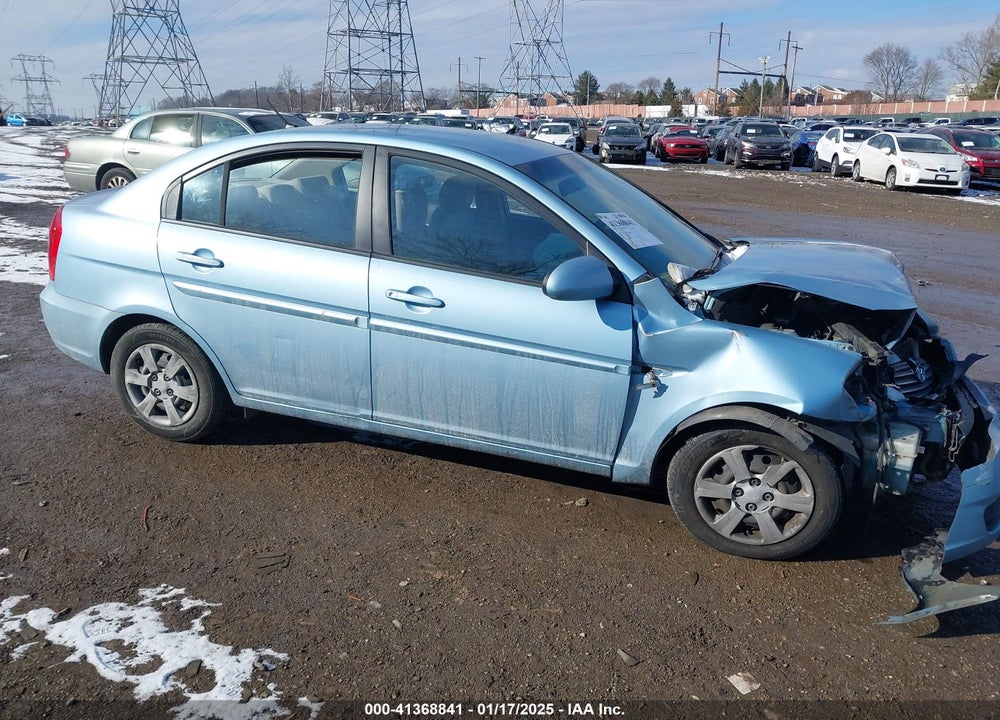 2007 HYUNDAI ACCENT GLS VIN: KMHCN46C37U072851