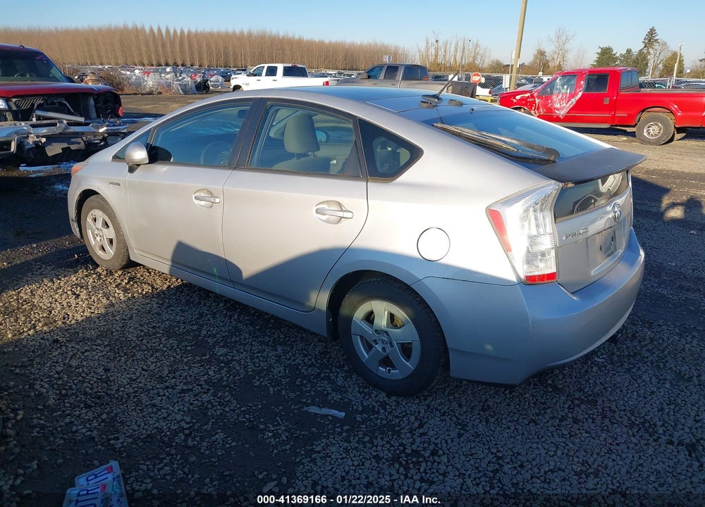 2011 TOYOTA PRIUS THREE VIN: JTDKN3DU4B0275415