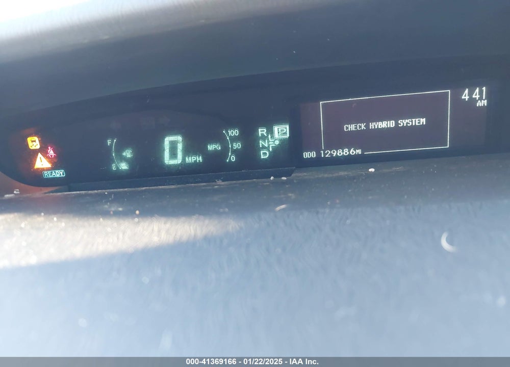 2011 TOYOTA PRIUS THREE VIN: JTDKN3DU4B0275415