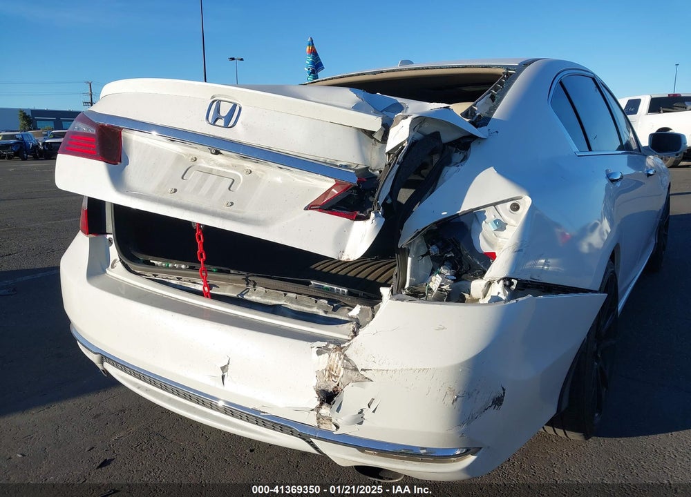 2016 HONDA ACCORD EX-L V-6 VIN: 1HGCR3F05GA000609