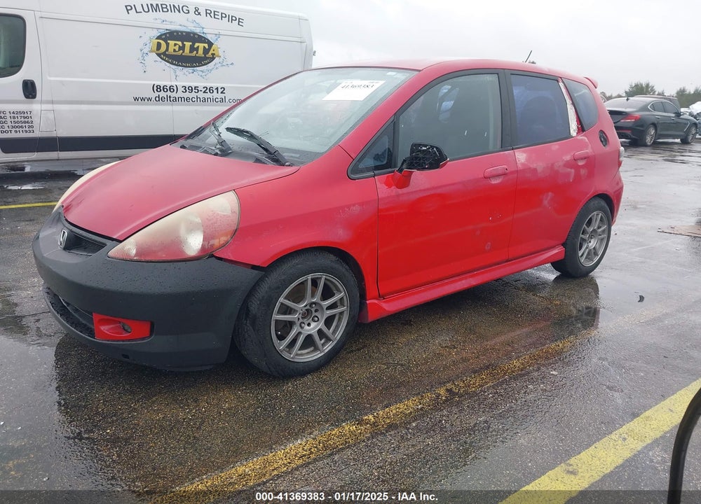 2007 HONDA FIT SPORT VIN: JHMGD38667S011658