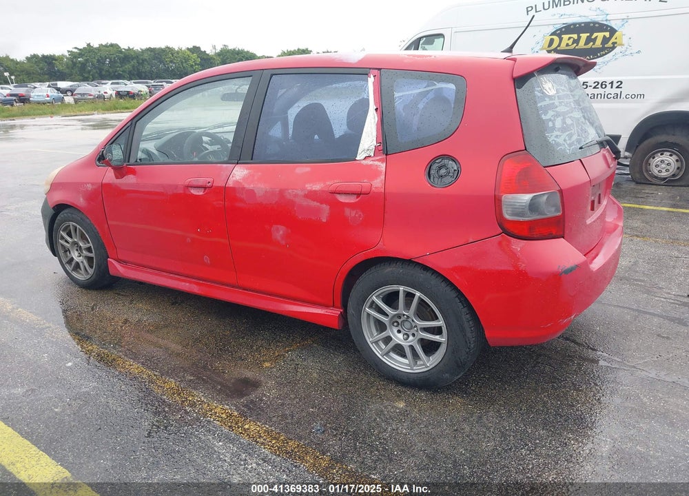 2007 HONDA FIT SPORT VIN: JHMGD38667S011658