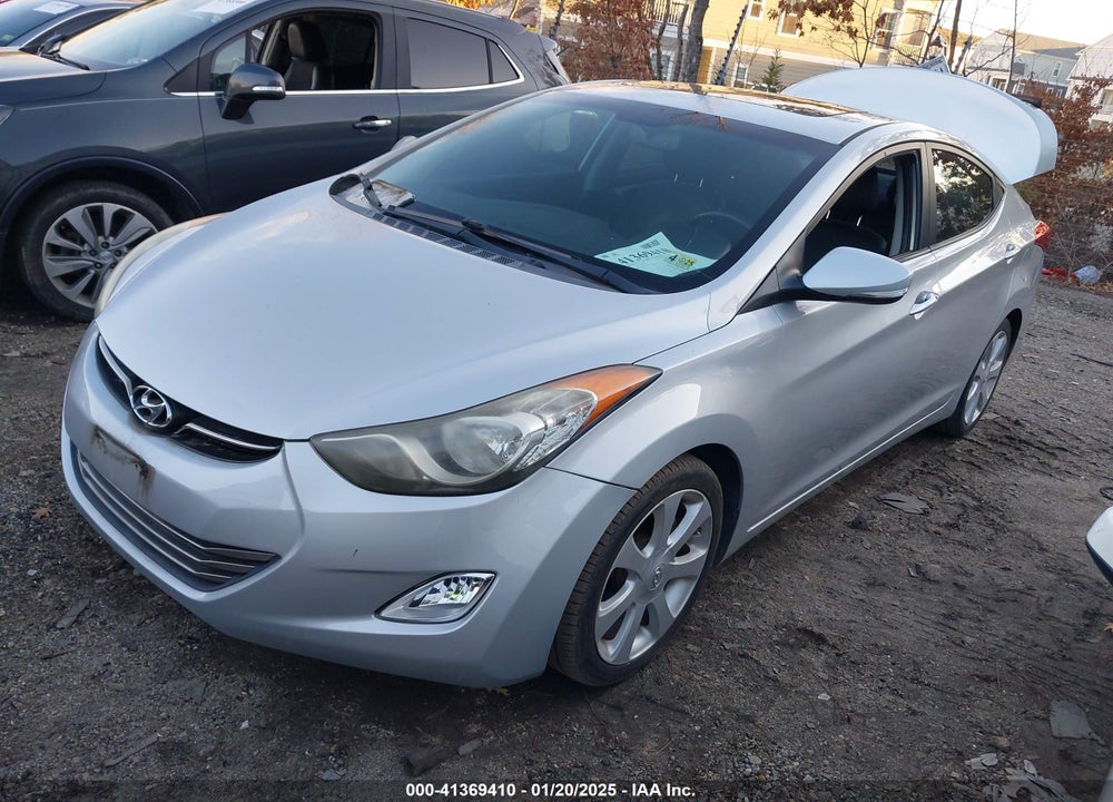 2012 HYUNDAI ELANTRA LIMITED VIN: 5NPDH4AE0CH081987