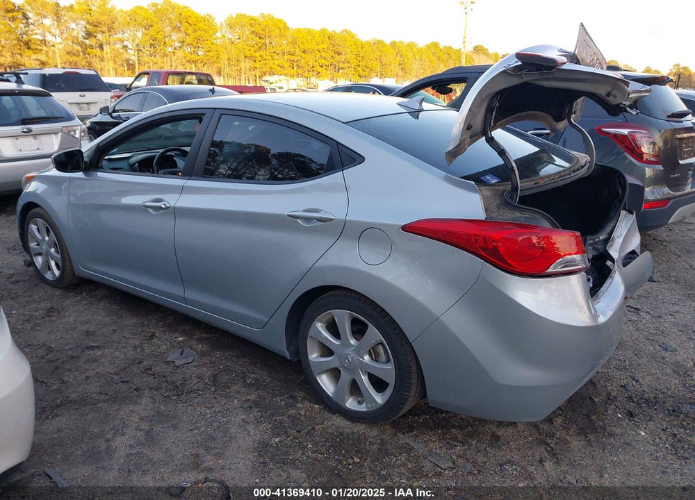 2012 HYUNDAI ELANTRA LIMITED VIN: 5NPDH4AE0CH081987