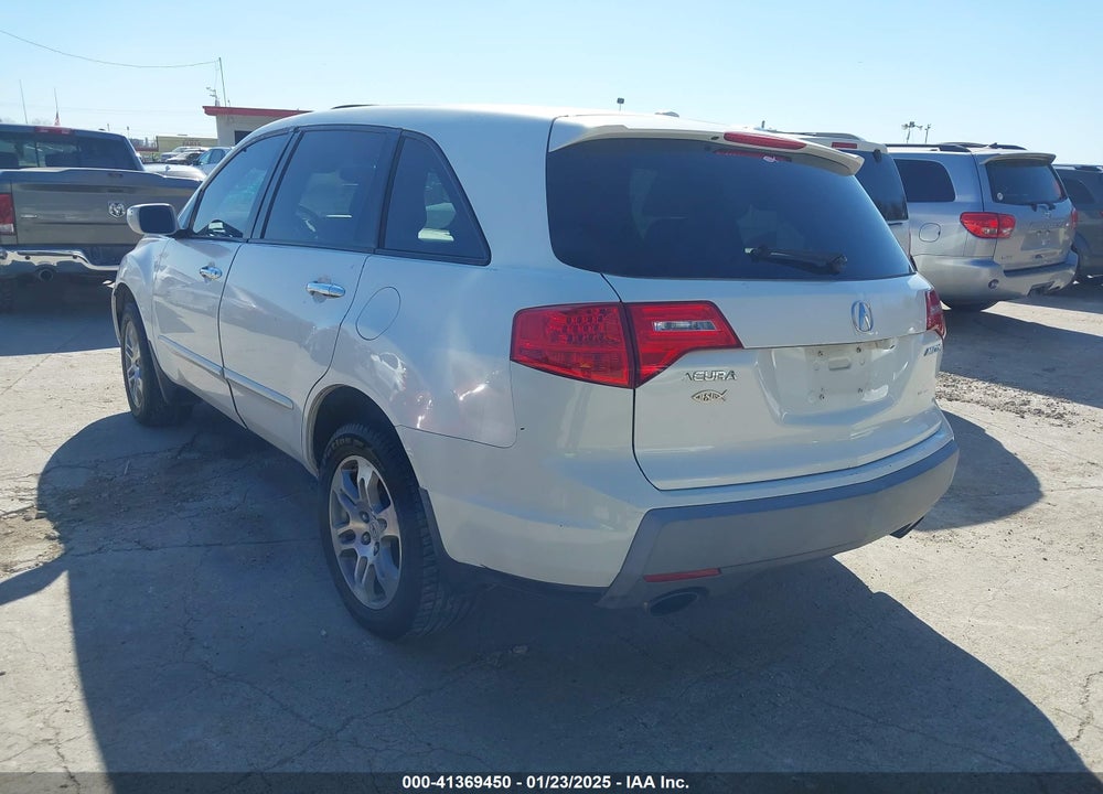 2007 ACURA MDX TECHNOLOGY PACKAGE VIN: 2HNYD28357H502052