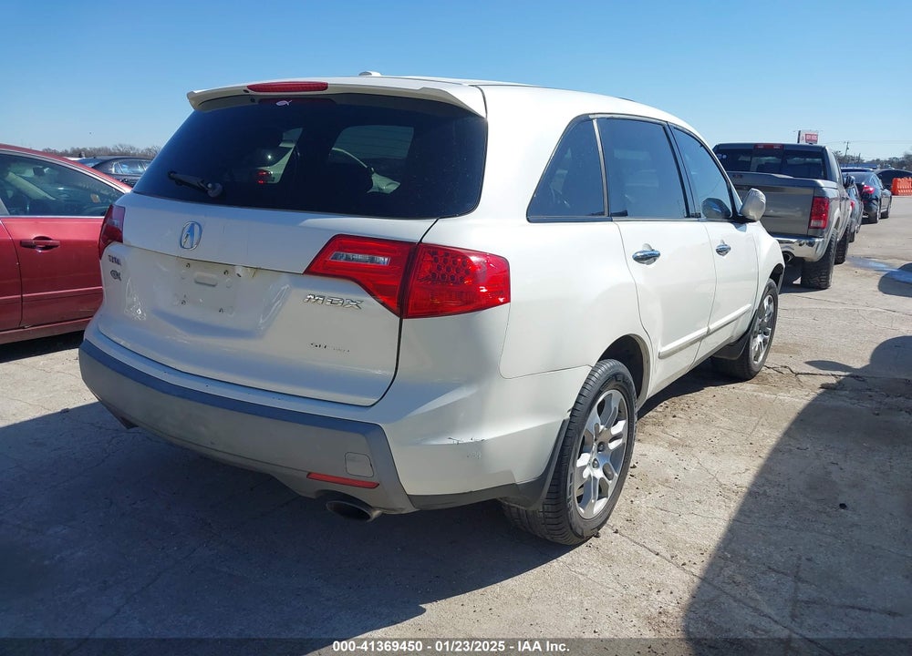 2007 ACURA MDX TECHNOLOGY PACKAGE VIN: 2HNYD28357H502052