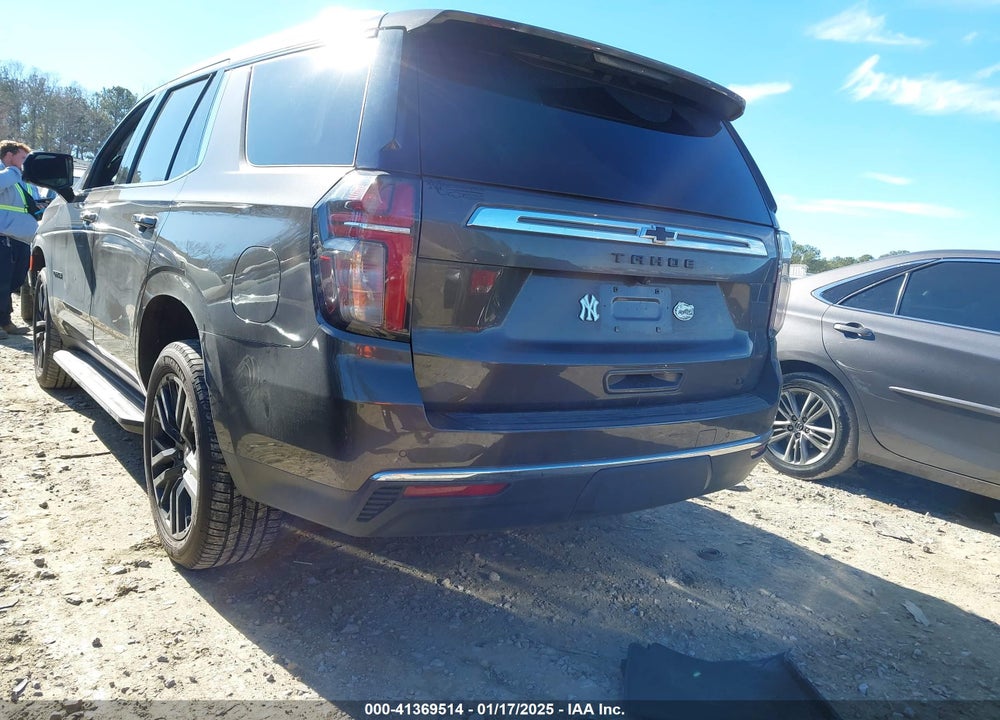 2021 CHEVROLET TAHOE 2WD LT VIN: 1GNSCNKD6MR101324
