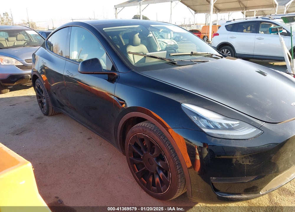 2021 TESLA MODEL Y LONG RANGE DUAL MOTOR ALL-WHEEL DRIVE VIN: 5YJYGDEE3MF215549