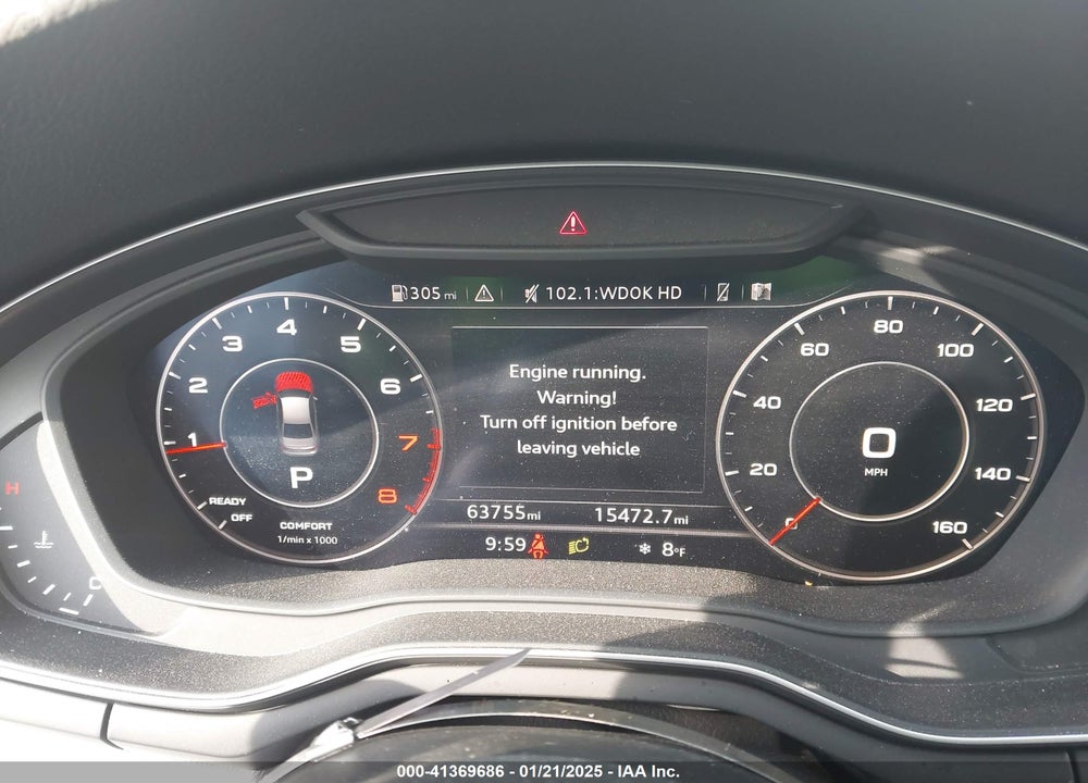 2017 AUDI A4 2.0T PREMIUM VIN: WAUENAF43HN069767