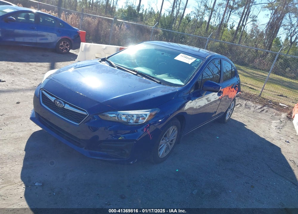 2018 SUBARU IMPREZA VIN: 4S3GKAB68J3612835
