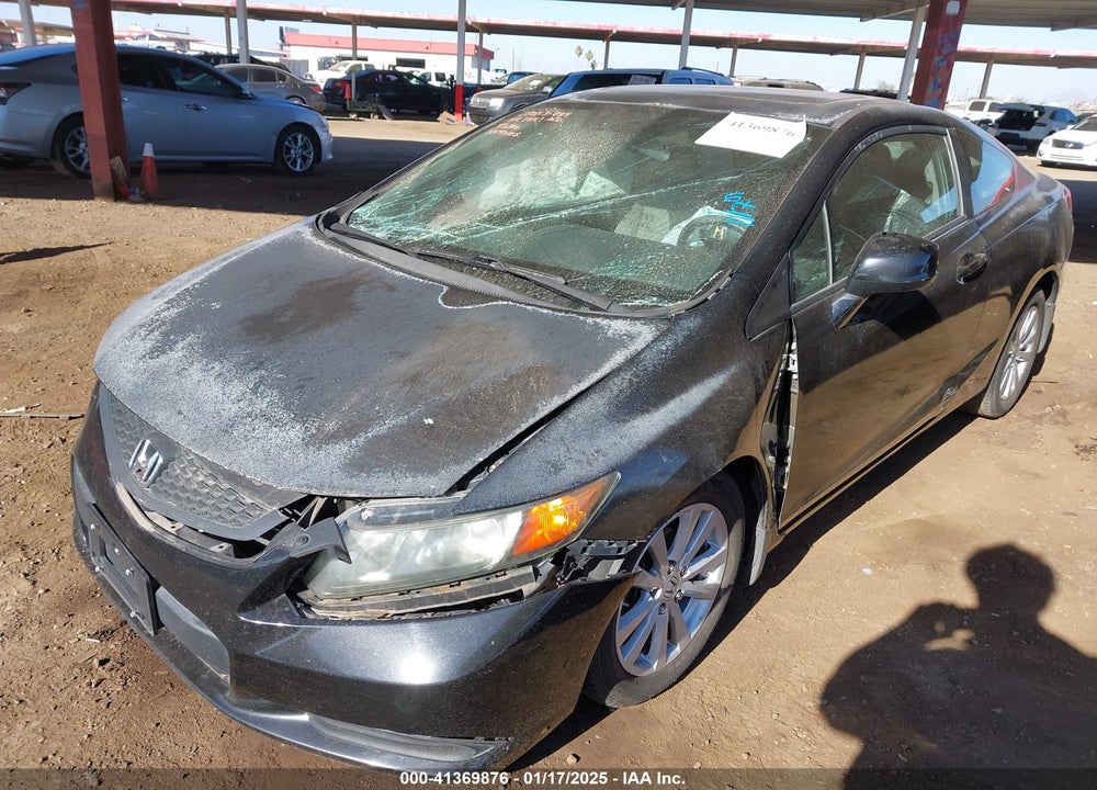 2012 HONDA CIVIC VIN: 2HGFG3A80CH524326