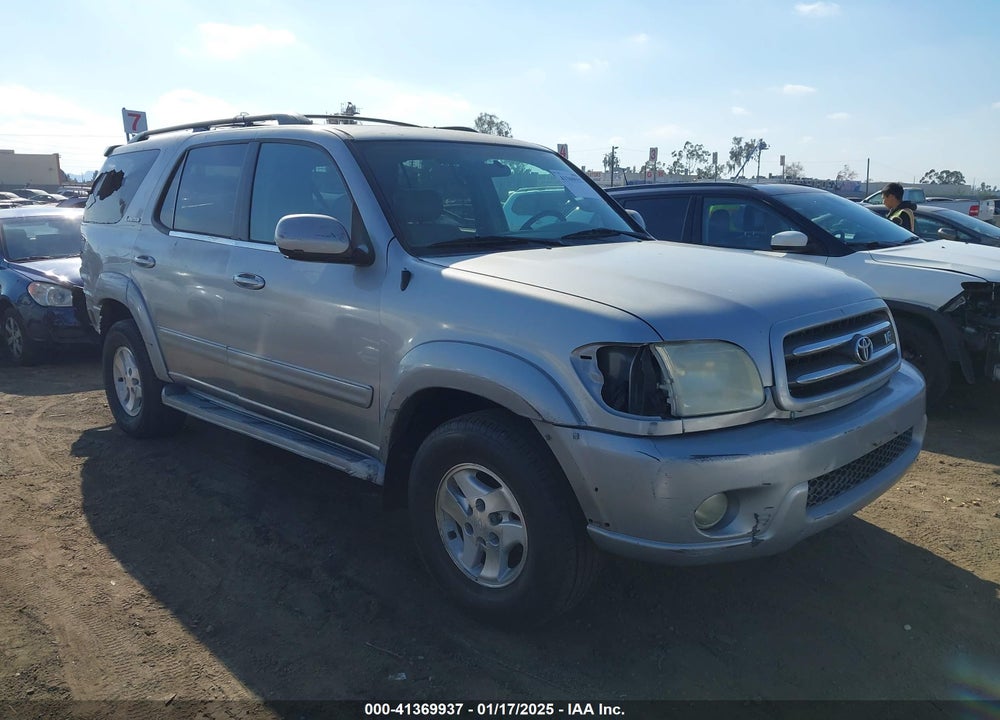 2002 TOYOTA SEQUOIA LIMITED V8 VIN: 5TDBT48A92S082587
