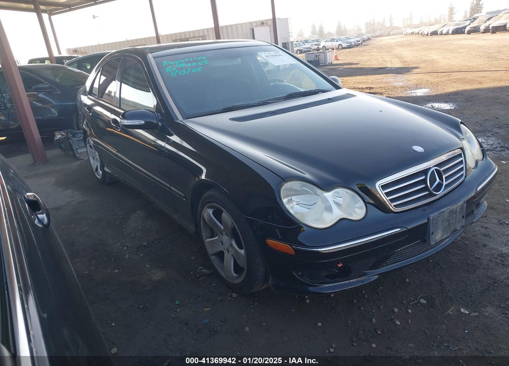 2006 MERCEDES-BENZ C 230 SPORT VIN: WDBRF52H96F828929