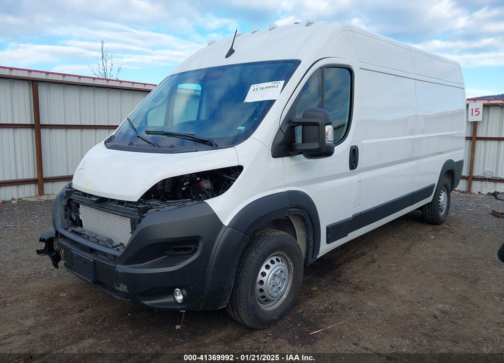 2025 RAM PROMASTER 2500 TRADESMAN HIGH ROOF 159 WB W/PASS SEAT VIN: 3C6LRVDG8SE519340