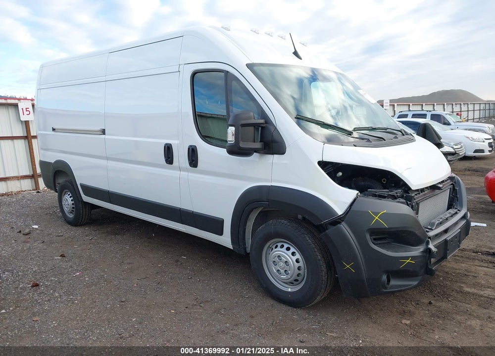 2025 RAM PROMASTER 2500 TRADESMAN HIGH ROOF 159 WB W/PASS SEAT VIN: 3C6LRVDG8SE519340