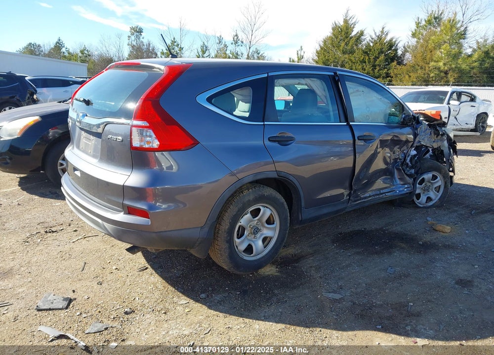 2015 HONDA CR-V LX VIN: 5J6RM4H31FL105066