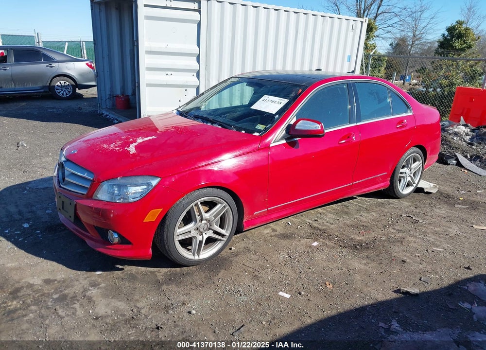 2008 MERCEDES-BENZ C 350 SPORT VIN: WDDGF56X58F183697