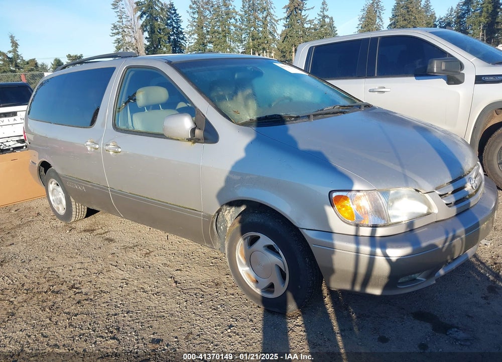 2001 TOYOTA SIENNA XLE VIN: 4T3ZF13C11U412071