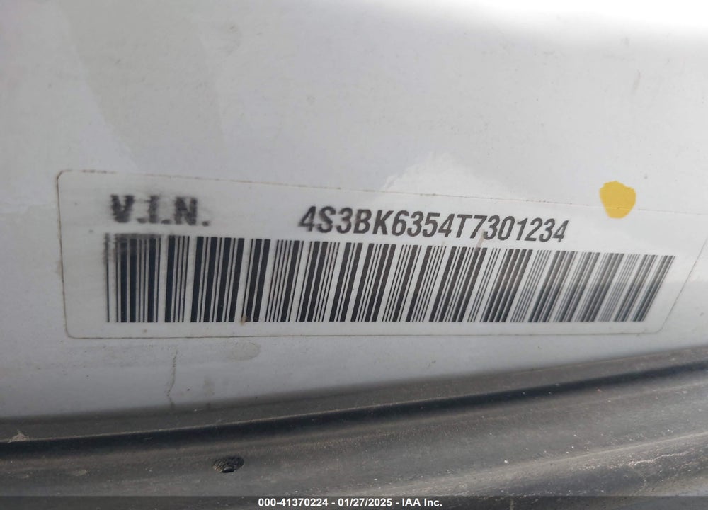 1996 SUBARU LEGACY L VIN: 4S3BK6354T7301234