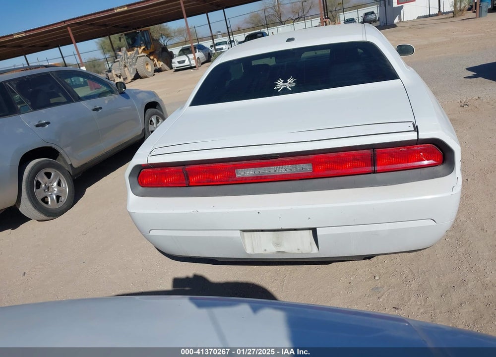 2012 DODGE CHALLENGER SXT VIN: 2C3CDYAG8CH268424