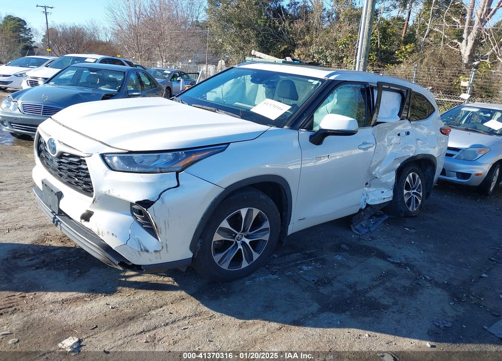 2020 TOYOTA HIGHLANDER HYBRID XLE VIN: 5TDHBRCH7LS509037
