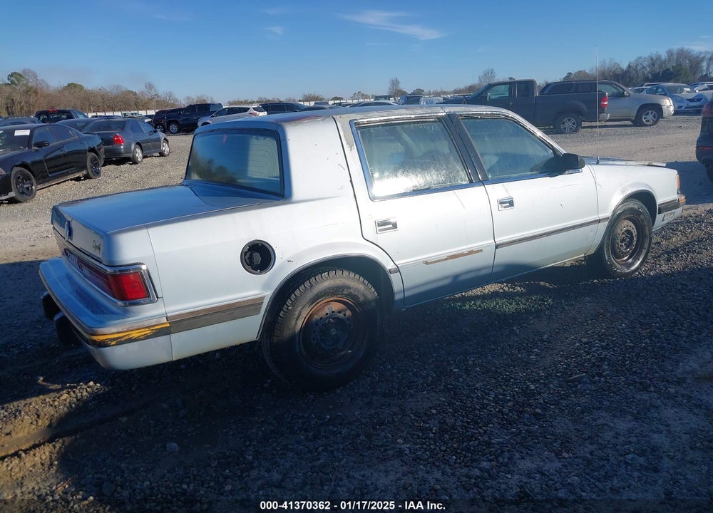 1989 DODGE DYNASTY VIN: 1B3BC4634KD461806
