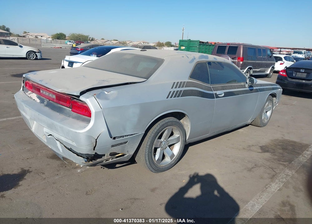 2012 DODGE CHALLENGER VIN: 2C3CDYAG3CH158462