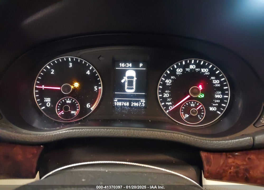 2013 VOLKSWAGEN PASSAT VIN: 1VWCN7A38DC107508
