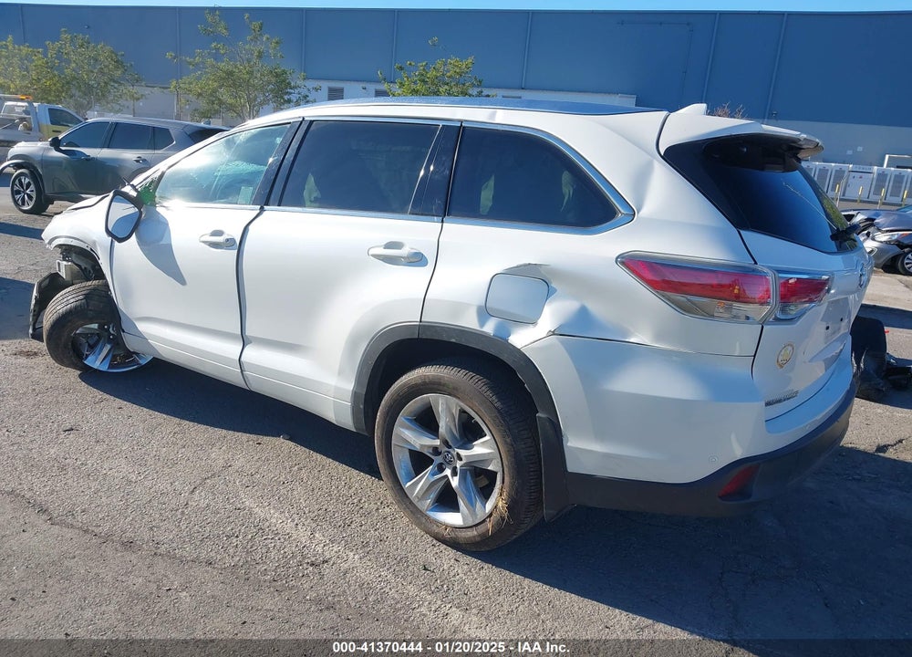 2016 TOYOTA HIGHLANDER LIMITED V6 VIN: 5TDDKRFH5GS259488