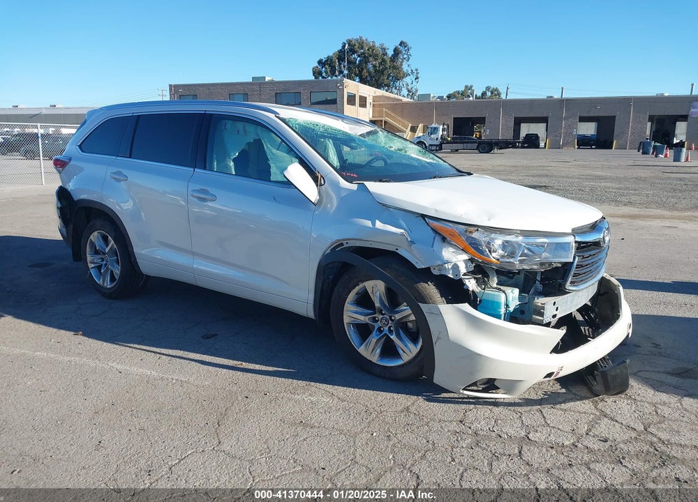 2016 TOYOTA HIGHLANDER LIMITED V6 VIN: 5TDDKRFH5GS259488
