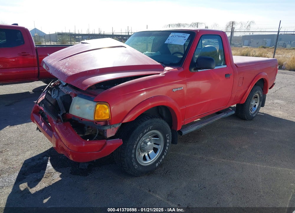 2002 FORD RANGER EDGE/XL/XLT VIN: 1FTYR10U72PB40588