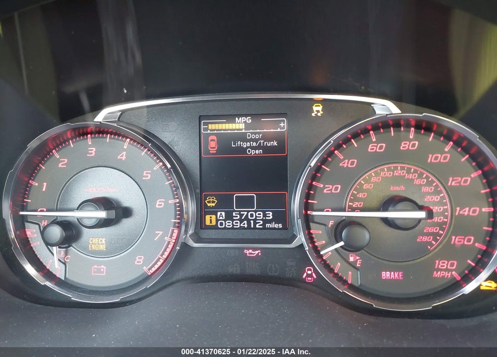 2017 SUBARU WRX VIN: JF1VA1B69H9839765