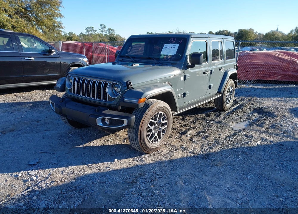 2024 JEEP WRANGLER 4-DOOR SAHARA 4X4 VIN: 1C4PJXEGXRW281566