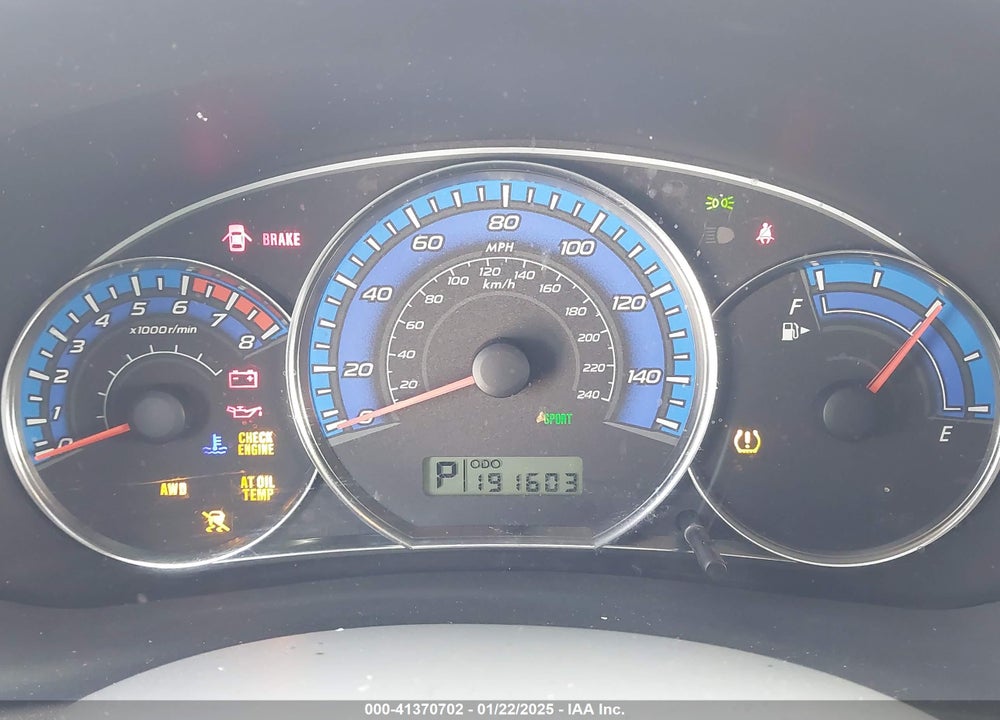 2009 SUBARU FORESTER 2.5X VIN: JF2SH63669H793065