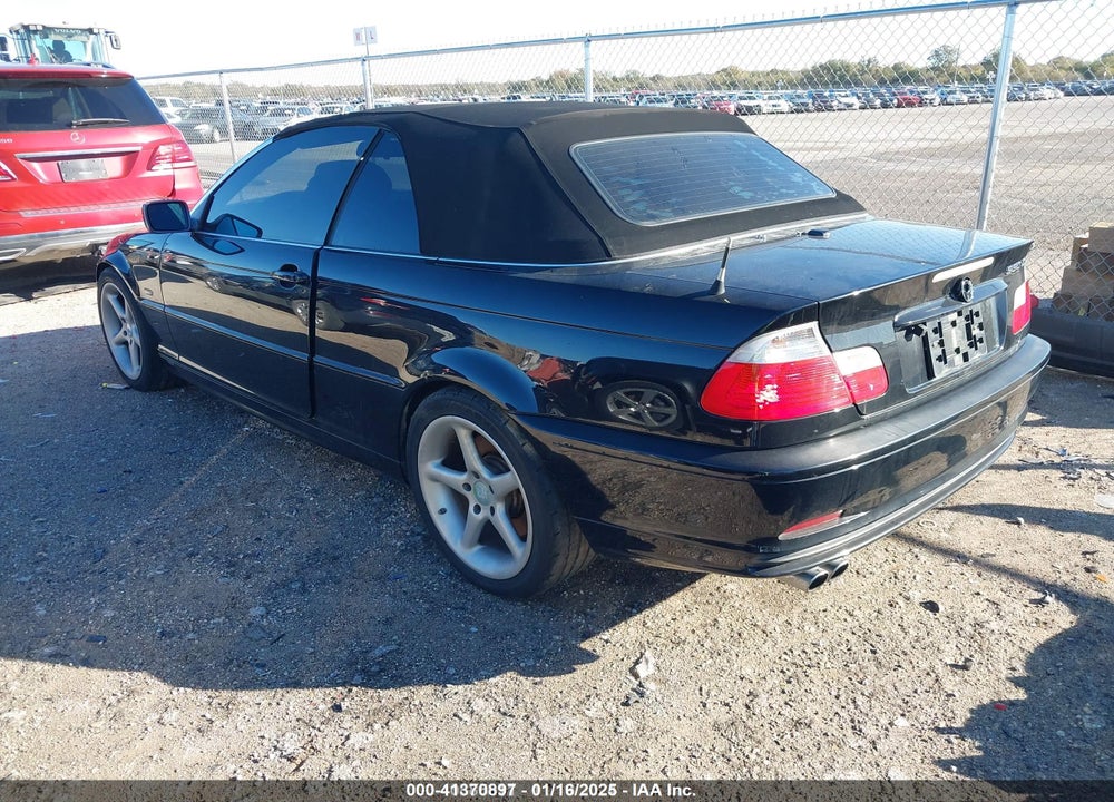 2003 BMW 330CI VIN: WBABS53443JU96639