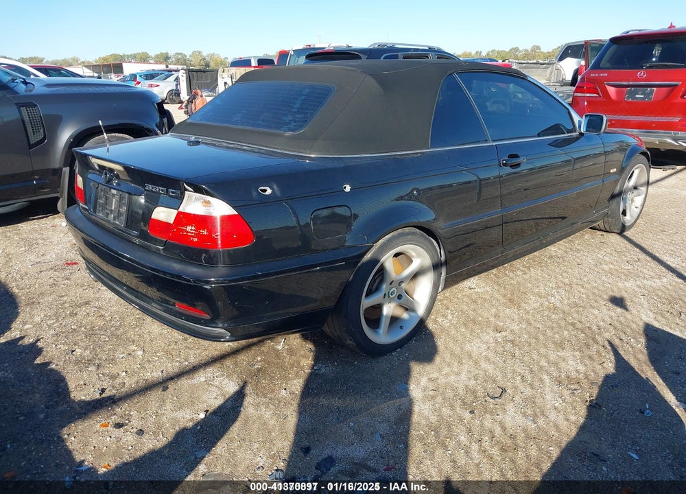 2003 BMW 330CI VIN: WBABS53443JU96639
