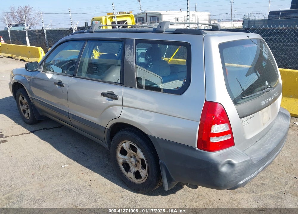 2005 SUBARU FORESTER 2.5X VIN: JF1SG63685H738084
