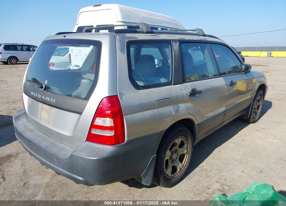 2005 SUBARU FORESTER 2.5X VIN: JF1SG63685H738084