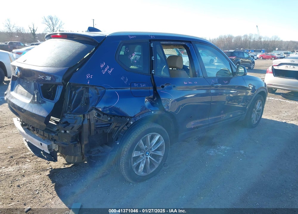 2016 BMW X3 XDRIVE28I VIN: 5UXWX9C57G0D67278