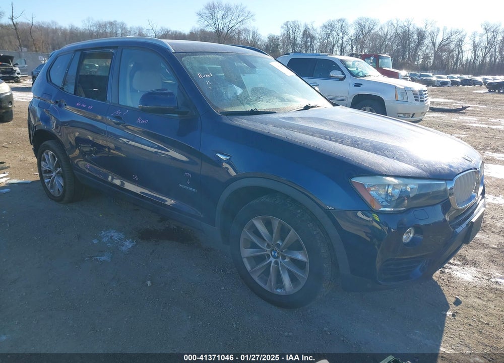 2016 BMW X3 XDRIVE28I VIN: 5UXWX9C57G0D67278