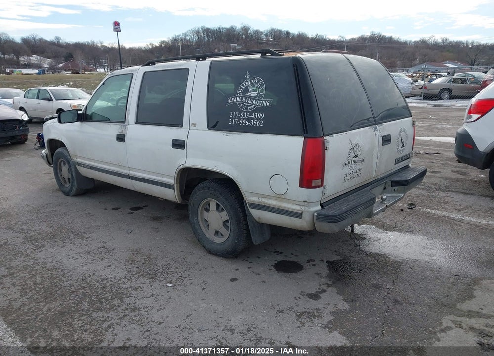 1997 CHEVROLET TAHOE LS VIN: 1GNEC13R0VJ433324