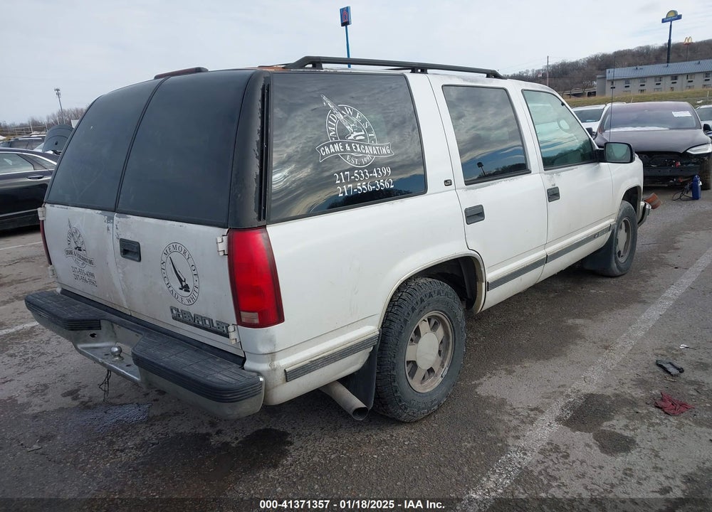 1997 CHEVROLET TAHOE LS VIN: 1GNEC13R0VJ433324