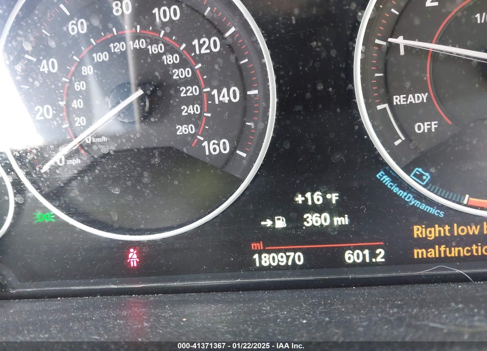 2015 BMW 3 SERIES VIN: WBA3G7C51FK481394