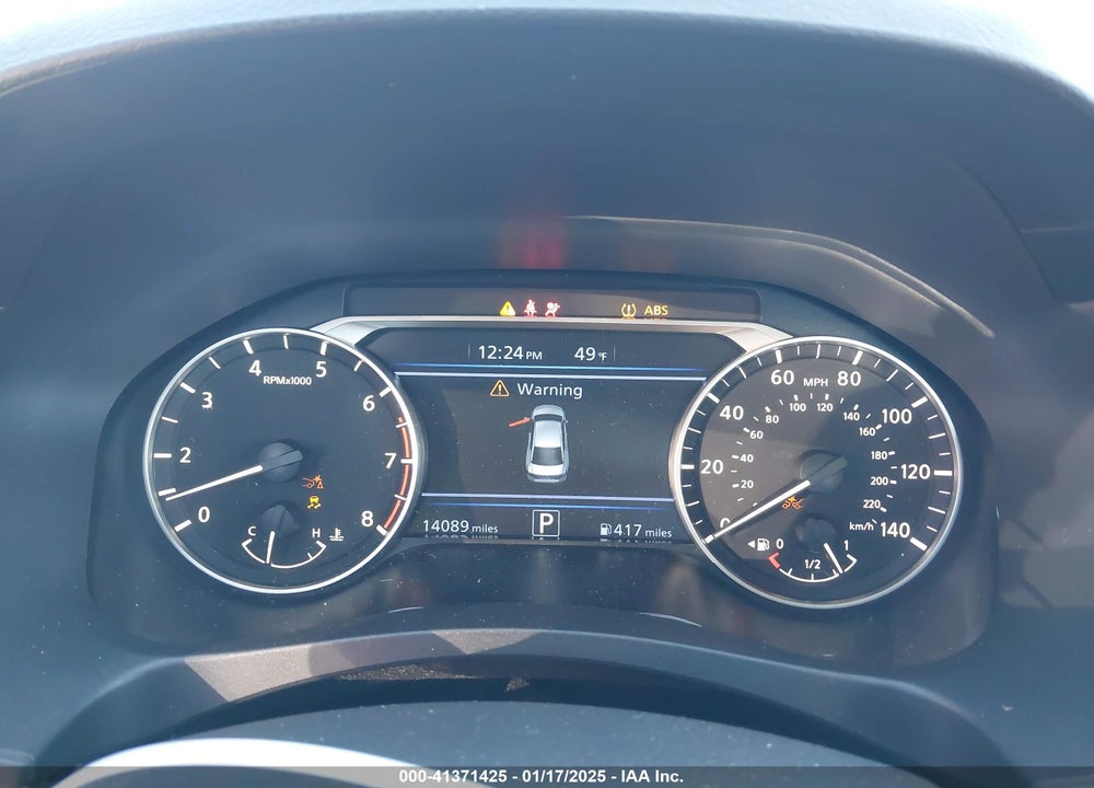 2024 NISSAN ALTIMA SV FWD VIN: 1N4BL4DV7RN417067