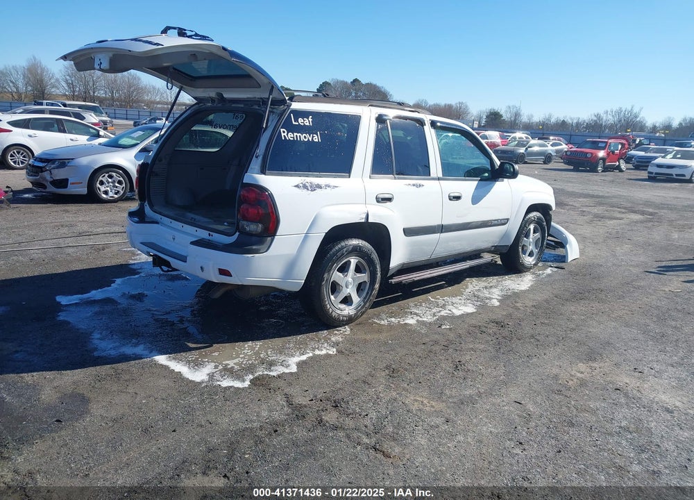 2004 CHEVROLET TRAILBLAZER LS VIN: 1GNDS13S442135160