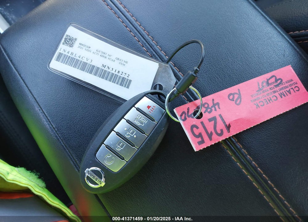 2021 NISSAN ALTIMA SR FWD VIN: 1N4BL4CV3MN318272