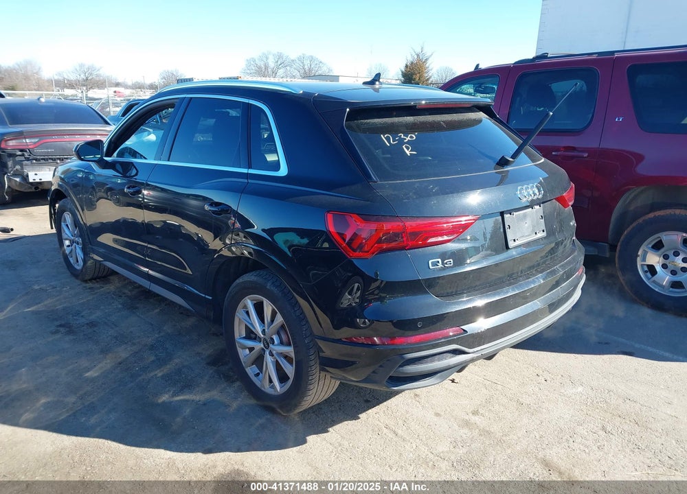 2023 AUDI Q3 PREMIUM 45 TFSI S LINE QUATTRO TIPTRONIC VIN: WA1DECF36P1076312