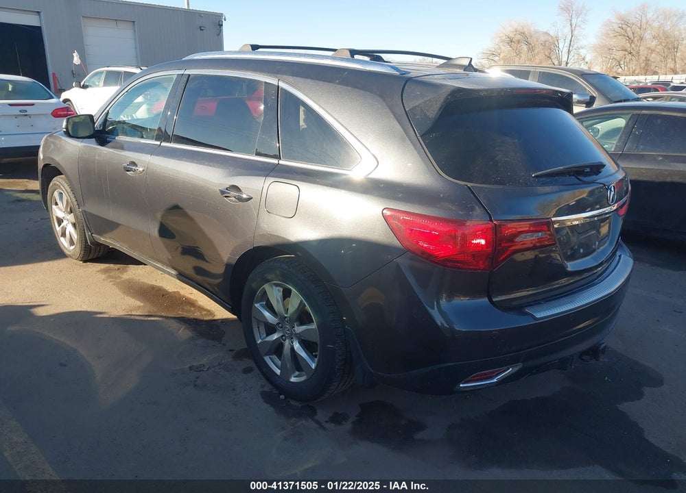 2014 ACURA MDX ADVANCE PKG W/ENTERTAINMENT PKG VIN: 5FRYD4H87EB013439