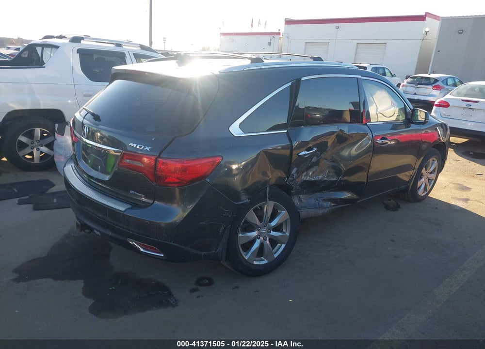 2014 ACURA MDX ADVANCE PKG W/ENTERTAINMENT PKG VIN: 5FRYD4H87EB013439