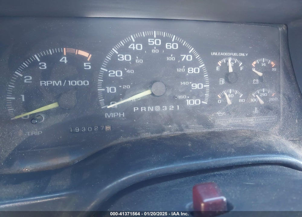 1995 CHEVROLET GMT-400 K2500 VIN: 1GCGK24K8SE128122